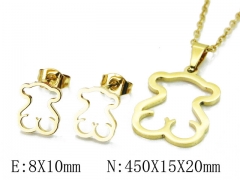 HY 316L Stainless Steel jewelry Bears Set-HY58S0680JR