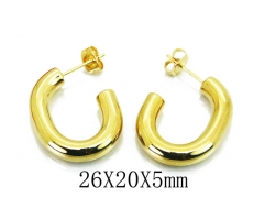 HY Wholesale Stainless Steel Hollow Hoop Earrings-HY58E1448KL