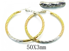 HY Stainless Steel Twisted Earrings-HY58E1441LC