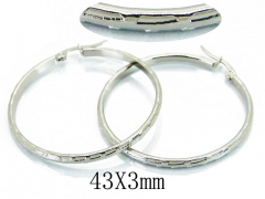 HY Stainless Steel Twisted Earrings-HY58E1476IIX