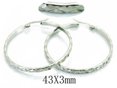 HY Stainless Steel Twisted Earrings-HY58E1475IIC
