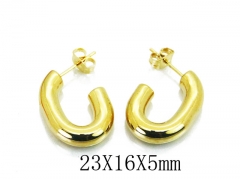 HY Wholesale Stainless Steel Hollow Hoop Earrings-HY58E1450KL