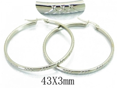 HY Stainless Steel Twisted Earrings-HY58E1477IIV