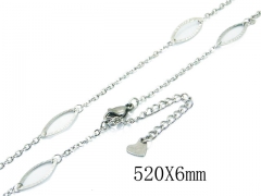 HY Wholesale Stainless Steel 316L Necklaces-HY39N0548KLF