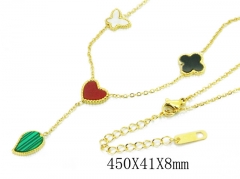 HY Wholesale Stainless Steel 316L Lover Necklaces-HY32N0166HHR