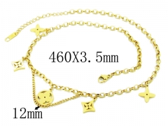 HY Wholesale Stainless Steel 316L Necklaces-HY32N0186HHS