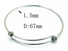 HY Wholesale 316L Stainless Steel Bangle-HY58B0488JL