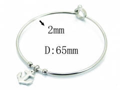 HY Wholesale 316L Stainless Steel Bangle-HY58B0463LQ