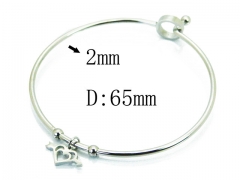 HY Wholesale 316L Stainless Steel Bangle-HY58B0464LW