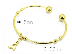 HY Wholesale 316L Stainless Steel Bangle-HY58B0496KV