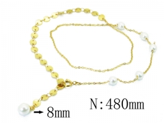 HY Wholesale Necklace (Pearl)-HY32N0180PE