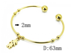 HY Wholesale 316L Stainless Steel Bangle-HY58B0493KC
