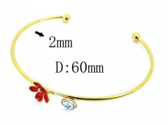 HY Wholesale 316L Stainless Steel Popular Bangle-HY58B0511MB