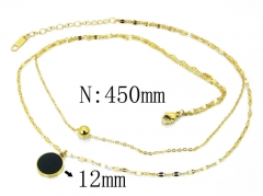 HY Wholesale Stainless Steel 316L Necklaces-HY32N0190HFF