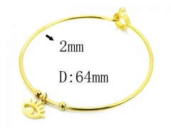 HY Wholesale 316L Stainless Steel Bangle-HY58B0484LLC