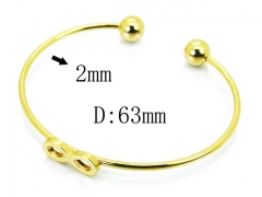 HY Wholesale 316L Stainless Steel Popular Bangle-HY58B0499KL