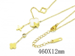 HY Wholesale Stainless Steel 316L CZ Necklaces-HY32N0158HZL