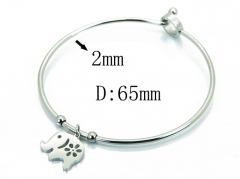 HY Wholesale 316L Stainless Steel Bangle-HY58B0465LR