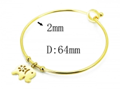 HY Wholesale 316L Stainless Steel Bangle-HY58B0485LLB