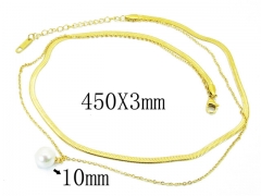 HY Wholesale Necklace (Pearl)-HY32N0155OL