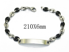 HY Wholesale 316L Stainless Steel Bracelets-HY08B0683OR
