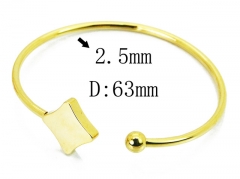 HY Wholesale 316L Stainless Steel Popular Bangle-HY58B0524MR