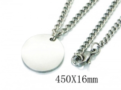HY Wholesale Stainless Steel 316L Necklaces-HY39N0507JQ