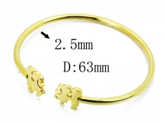 HY Wholesale 316L Stainless Steel Popular Bangle-HY58B0516MA