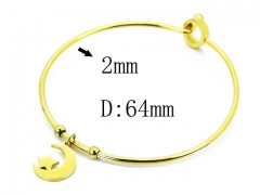 HY Wholesale 316L Stainless Steel Bangle-HY58B0481LL