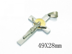 HY 316L Stainless Steel Cross Pendants-HY09P1128ML