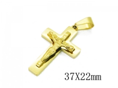 HY 316L Stainless Steel Cross Pendants-HY09P1144OA