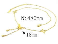HY Stainless Steel 316L Necklaces (Animal Style)-HY80N0395NL