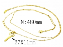 HY Wholesale Stainless Steel 316L Necklaces-HY80N0397PS