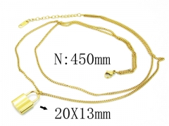 HY Wholesale Stainless Steel 316L Necklaces-HY80N0379PL