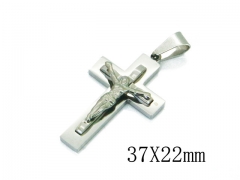 HY 316L Stainless Steel Cross Pendants-HY09P1132NB