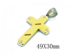 HY 316L Stainless Steel Cross Pendants-HY09P1122HHD
