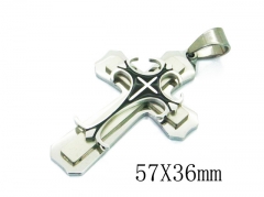 HY 316L Stainless Steel Cross Pendants-HY09P1126HHD