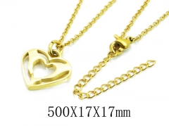 HY Wholesale Stainless Steel 316L Lover Necklaces-HY22N0613HHG