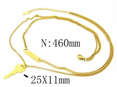 HY Wholesale Stainless Steel 316L Necklaces-HY80N0399PL