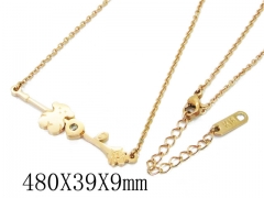 HY Stainless Steel 316L Necklaces (Bear Style)-HY80N0387LX