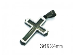 HY 316L Stainless Steel Cross Pendants-HY09P1142NL