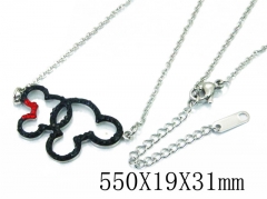 HY Wholesale Stainless Steel 316L CZ Necklaces-HY80N0347ML