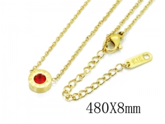 HY Wholesale Stainless Steel 316L CZ Necklaces-HY80N0392LE