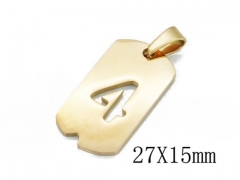 HY Wholesale 316L Stainless Steel Pendant-HY70P0743ILV