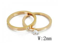 HY Wholesale 316L Stainless Steel Rings-HY32R0070MD