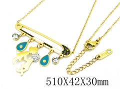 HY Wholesale Stainless Steel 316L Lover Necklaces-HY80N0380HFF