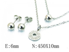 HY Wholesale 316L Stainless Steel jewelry Set-HY91S1001MD