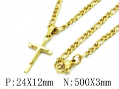 HY Wholesale Stainless Steel 316L Necklaces (Religion Style)-HY08N0157OC