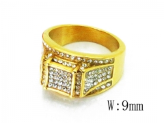 HY Wholesale 316L Stainless Steel CZ Rings-HY15R1464HME