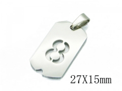 HY Wholesale 316L Stainless Steel Pendant-HY70P0729HLW